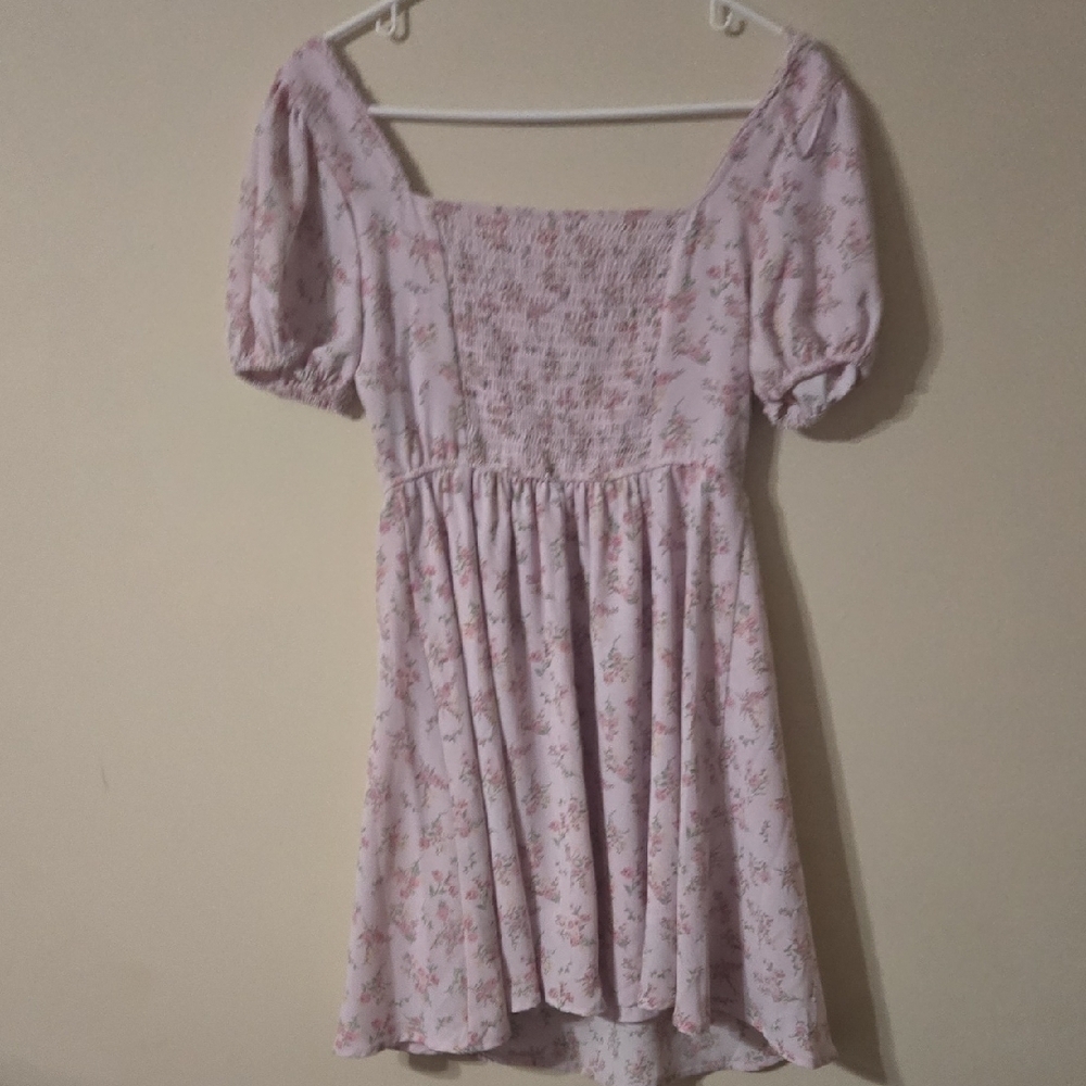 Mine Pink Floral Smocked Top - Picture 4 of 4